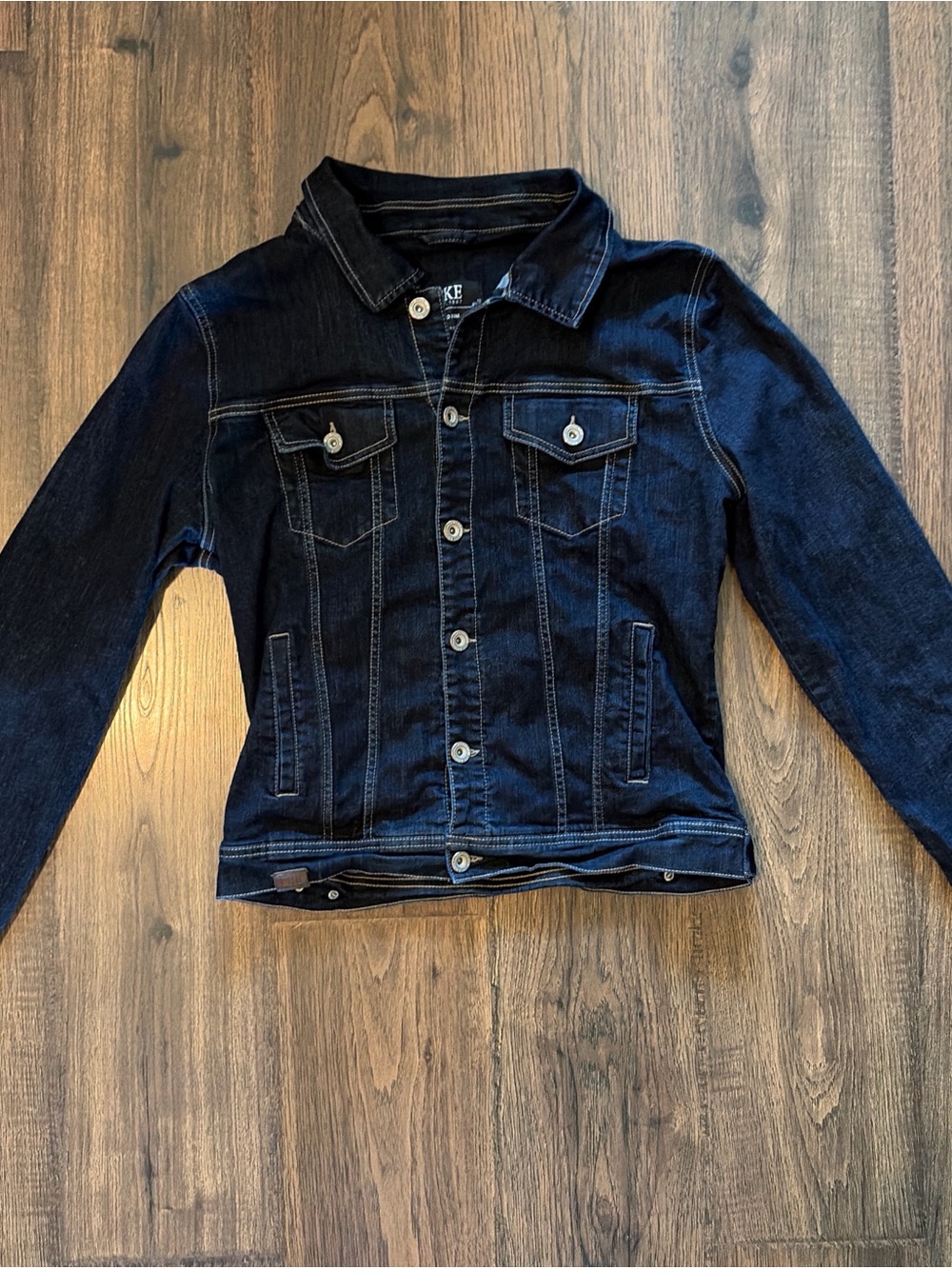 BKE Dark Blue Denim Jacket for Kids